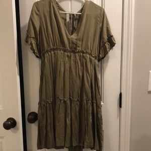 Army green dress